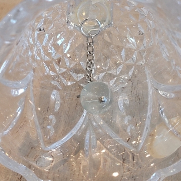 Vintage HomeTrends Rainbow Pattern Dinner‎ Bell 24% Lead Crystal - Picture 10 of 11